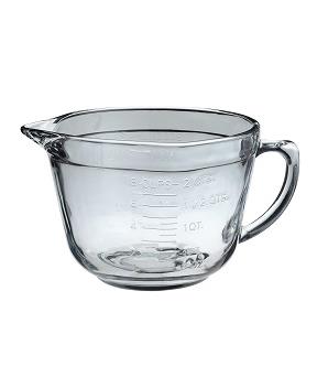 Anchor Hocking 2 Quart Glass Batter Bowl